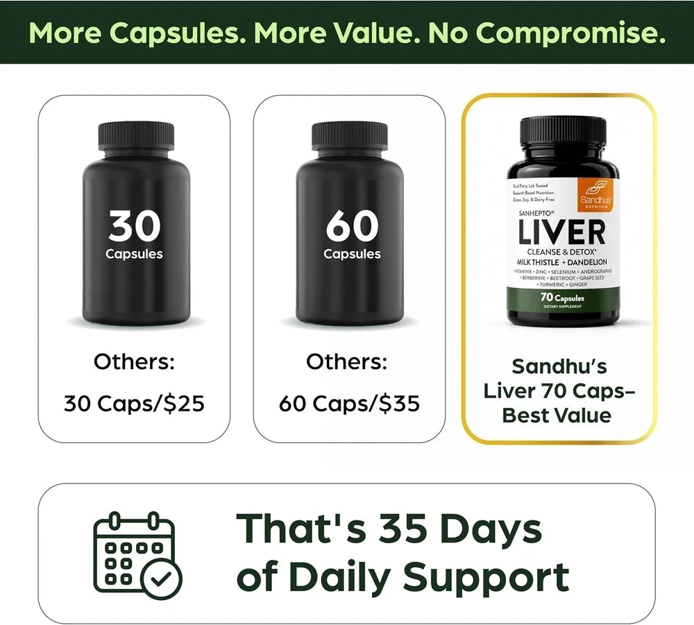 70 CAPSULES LIVER CLEANSE